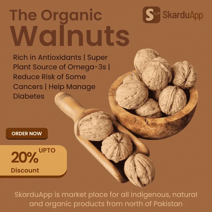 Organic walnuts of 3kg pack on discount
