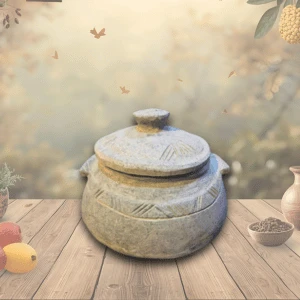 Kuwatt - A stone pot, traditional pot of Baltistan